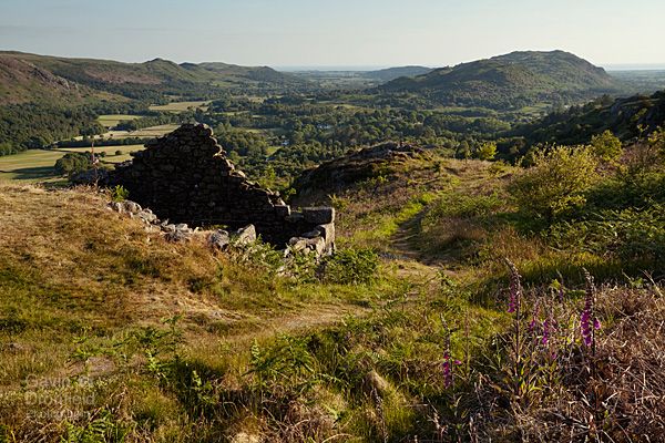peat house above eskdale with muncaster fell in background