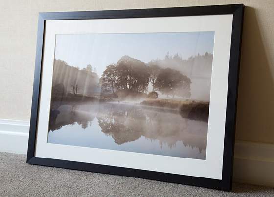 framed print of Lake District landscape photograph